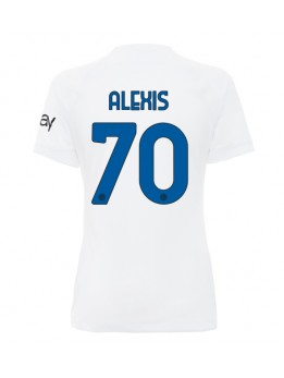 Ženski Nogometna dresi replika Inter Milan Alexis Sanchez #70 Gostujoči 2023-24 Kratek rokav